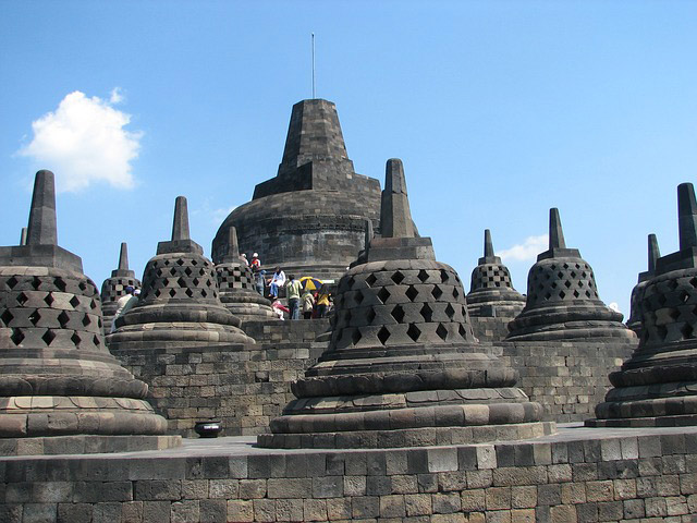 Découverte de l\'Indonésie - Borobudur, Provinde de  Yogyakarta
